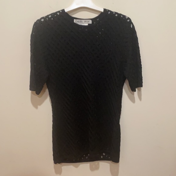 Carlisle 2 Pc. SweaterSet 100%Silk Open Weave NWOT - Picture 6 of 9